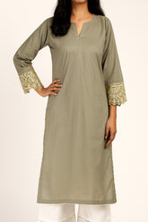Ethnic Wear - Dusty green