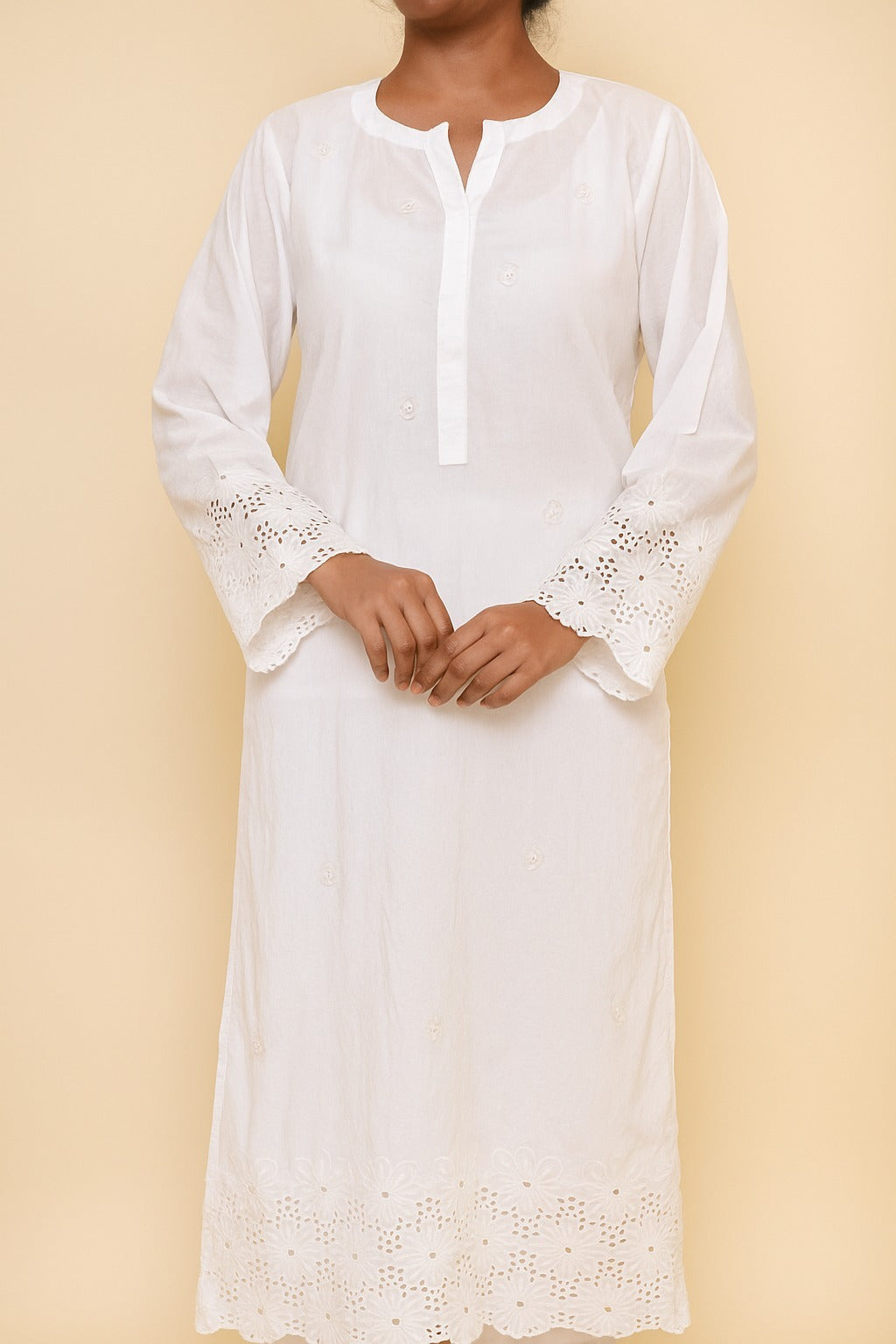 Ethnic Wear - White